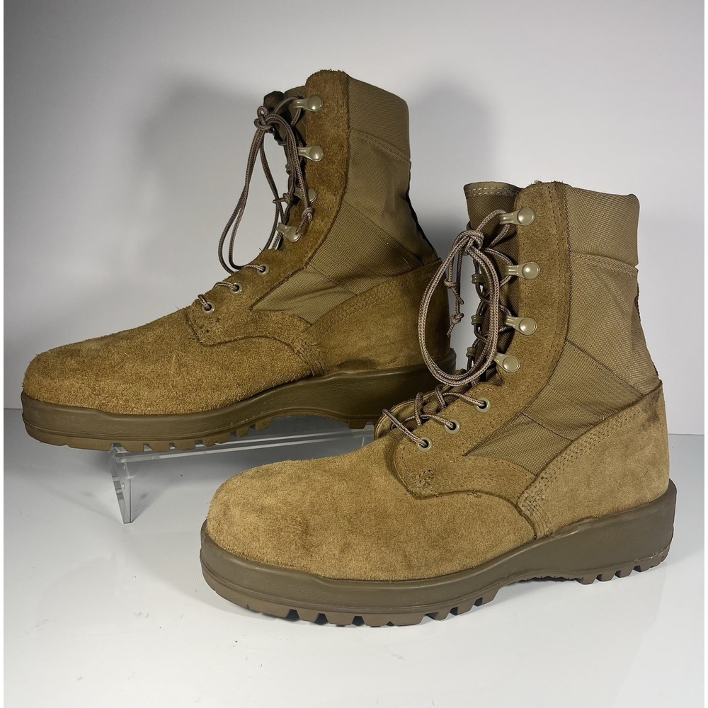 ALTAMA Men's Military Boots sz 10 W coyote brown flight & combat